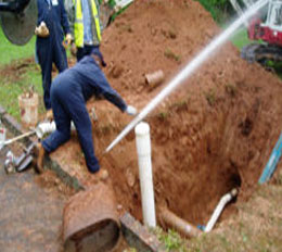 Professional Atlanta water line repair and replacement - water leaks, pipe corrosion, cracked pipes - we're ready to solve your water line problems and emergencies!